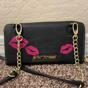 Betsey Johnson Wallet with long strap